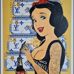 MORTE NYC * Branca de Neve * 45 x 32 cm * assinado * limitado * Certificado # xx/120