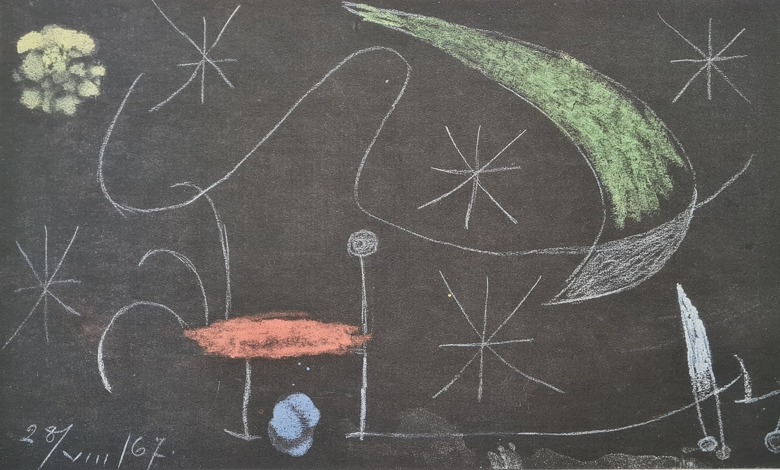 ジョアンミロ リトグラフ 大変貴重なリトグラフです。 絵画 - 絵画