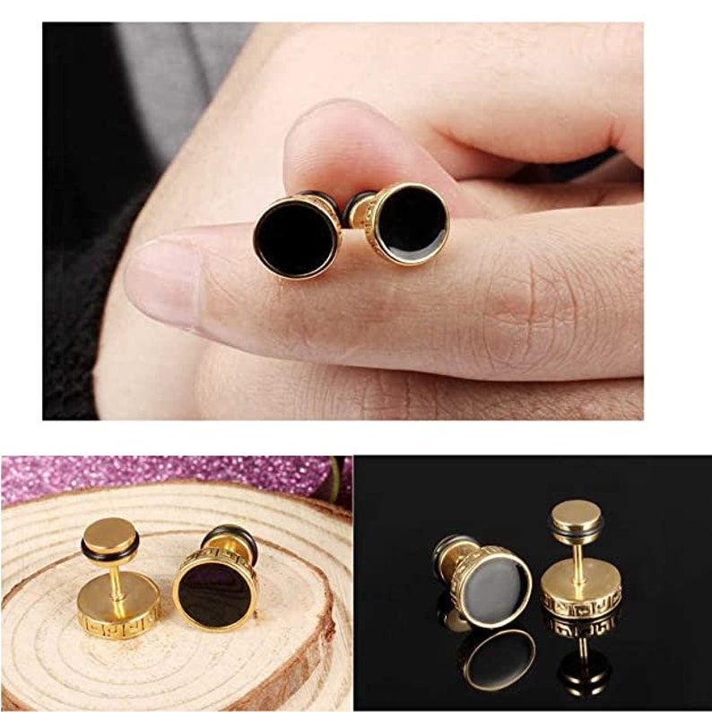Buy Earrings for Men and Boys Fashion Non Piercing Earrings for Online