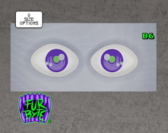 B6 - 3D Sígueme Fursuit Eye Blanks