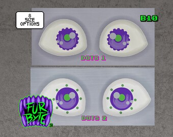 B10 - 3D Sígueme Fursuit Eye Blanks