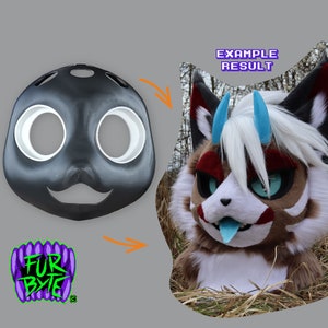 Kemono 3D Printed Head Base Fursuit Furry