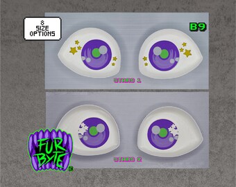 B9 - 3D Sígueme Fursuit Eye Blanks