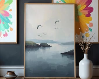Archipelago Birds poster Matte Vertical Poster