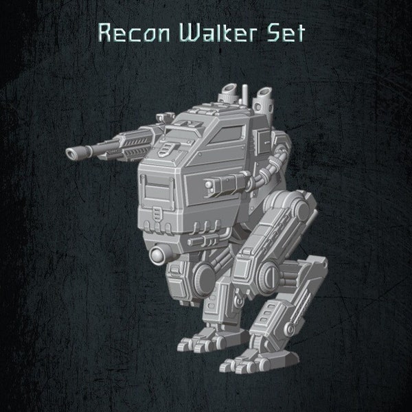 3d Printed Solaryn Dragoon Recon Walker
