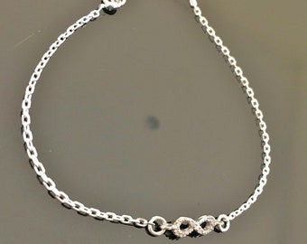 SILVER925 ASYMMETRICAL BRACELET/シルバー/ブレス シルバー925 ブレスレット メンズ 喜平ブレスレット 幅8mm