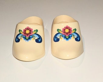 American Girl Kirsten Retired RARE Baking Outfit Clogs