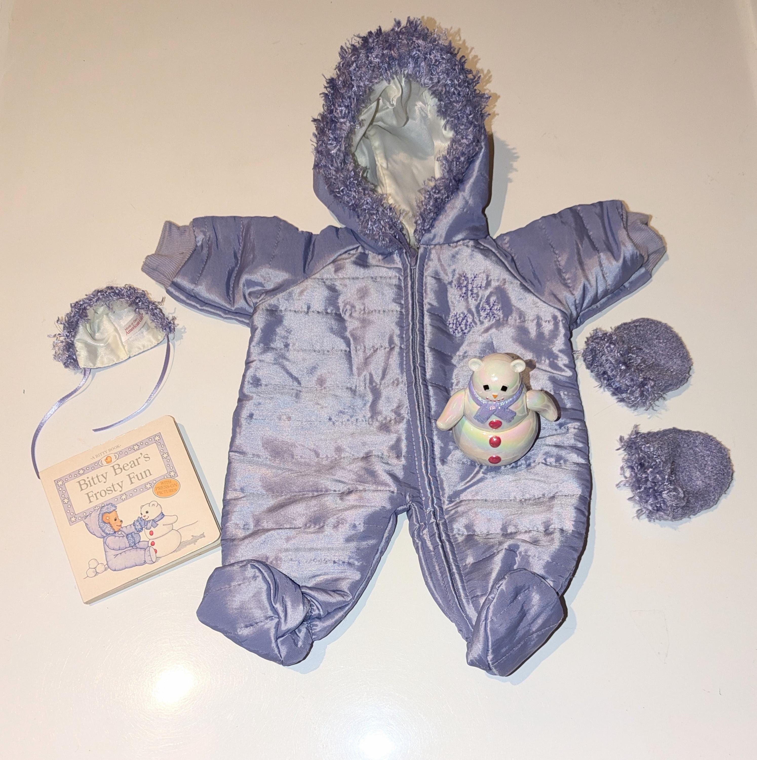 American Girl Vintage Retired Bitty Baby Snow Flake Fun Snowsuit