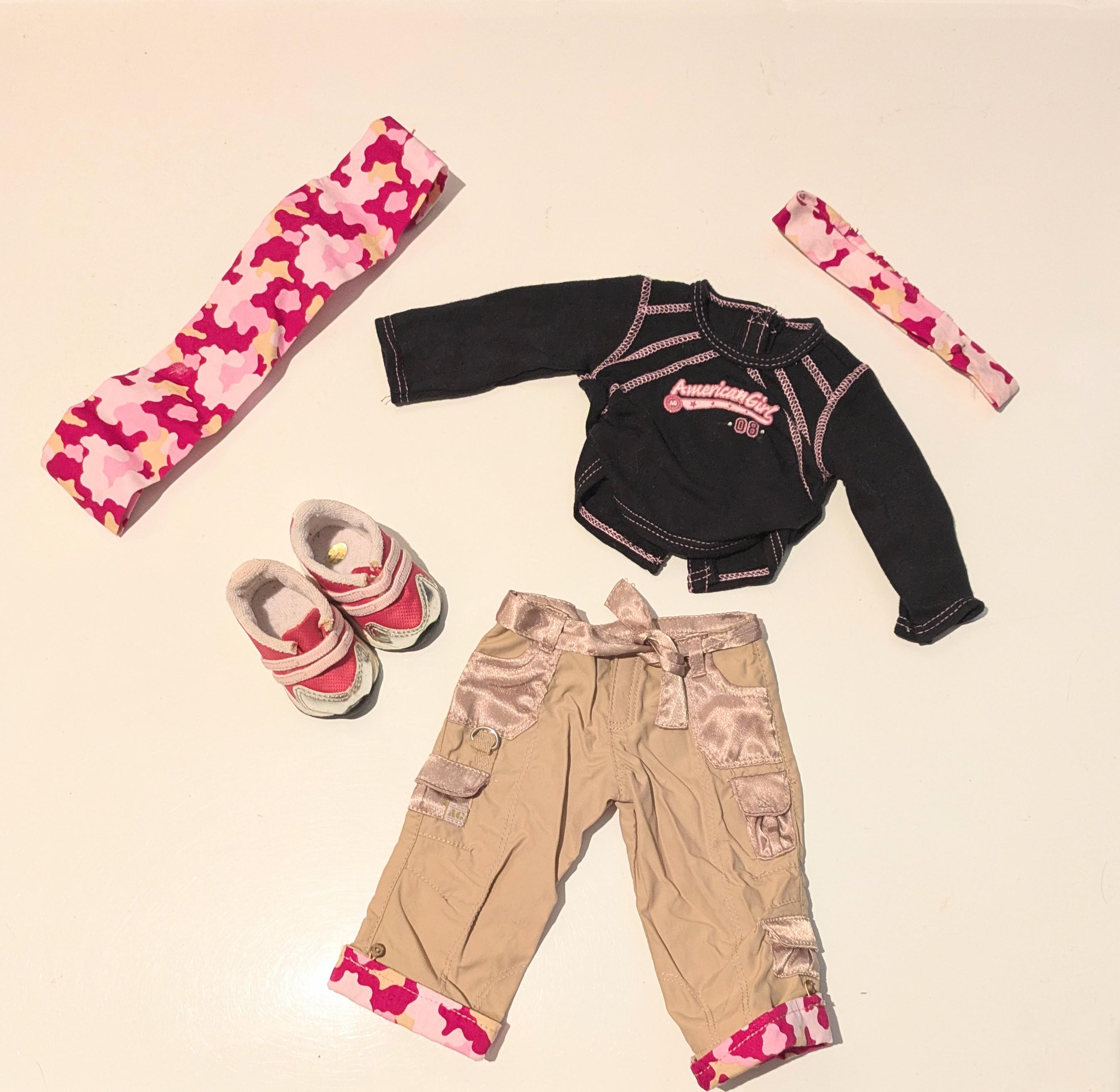 American Girl Vintage Retired Sparkly Sport Outfit COMPLETE Plus More
