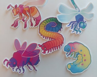 LGBT+ / Queer Pride Bug Stickers!