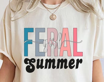Koszula letnia Feral Girl,Koszulka Comfort Color Feral,Koszulka letnia Feral Girl Opossum,Koszulka kowbojka,Koszulka rodeo,Koszulka Y2k,Koszulka Feral Funny Meme