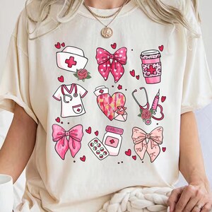 Nurse Coquette Valentines Day Shirt,Valentine Doctor Shirt,Nurse Valentine Gift Sweatshirt,Nurse Valentines Shirt,Nurse Nicu Labor Ped Gift