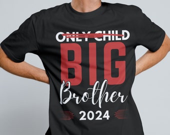 Promovido a Big Brother, camisa Big Brother, camisa para Big Brother, novo Big Brother, big brother em construção, anúncio de gravidez 2024