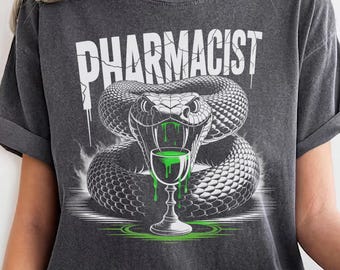 Funny Pharmacy Comfort Colors Shirt,Pharmacy Snake Halloween Shirt,Funny Halloween Te,Pharmacist or Pharmacy Tech Sweatshirt,Pharmacist Gift