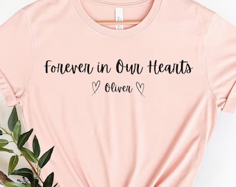 Custom Name Shirt,Grieving Mother Shirt,Angel Mom Shirt,Memorial Shirt,Infant Loss,Healing from Loss,Pregnancy Loss,Rip shirt,Rest in Heaven