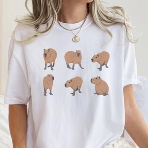 Capybara T-Shirt, Rodent Shirt,Funny Capybara Shirts,Capybara Clothing,Retro Capybara, Cute Capybara Shirt,Capybara Gift,Capybara Lover Gift