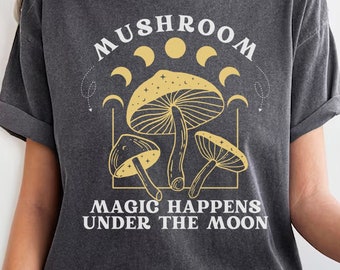 Mycologist-shirt Comfort Colors®, shirt champignon, shirt mycologie, Cottagecore-shirt, grappige mycoloog, grappig paddenstoelenjager-fluistershirt