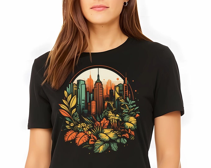 New York City Shirt, Chicago Skyline Shirt, City Skyline Shirts, Manhattan Shirt, USA Vacation Tee, NYC Trip Tee, Christmas Gifts, Birthday