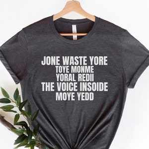 Jone Waste Yore Toye Monme T-Shirt, Jone Waste Yore Toye Meme T-Shirt, Funny I Miss You, Jone Waste, Funny Gag Gift,Weird Mom Shirt,Meme Tee