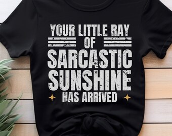 Your Little Ray of Sarcastic Sunshine Has Arrived, Sarcastic Shirt, Gift for Friends, Sunshine Shirt, New Mom Gift, Pregnancy Announcement