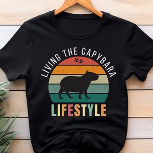 Capybara T-Shirt, Live is Better With Capybaras,Funny Capybara Shirt,Capybara Clothing, Cute Capybara,Cute Capybara Gift,Capybara Lover Gift