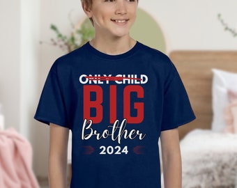 Promovido a Big Brother, camisa Big Brother, camisa para Big Brother, novo Big Brother, big brother em construção, anúncio de gravidez 2024