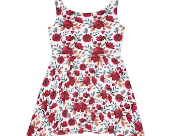 h&m floral skater dress Women > Dresses | H&M Print Smooth and elastic fabric Ladies - Cream/Lemons Skater Dress