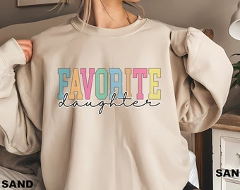Sudadera de regalo para madre, padre e hija. Sudadera con capucha para miembro de la familia favorito. Regalo para hija, regalo de papá, regalo de mamá.