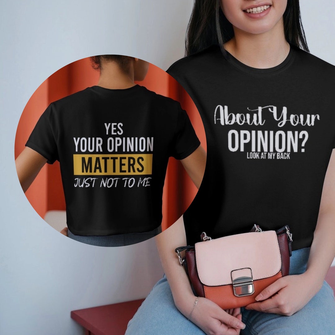 Sì, la tua opinione conta solo non per me, sulla tua camicia di