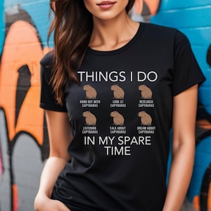 Capybara T-Shirt, Rodent Shirt,Funny Capybara Shirts,Capybara Clothing,Retro Capybara, Cute Capybara Shirt,Capybara Gift,Capybara Lover Gift
