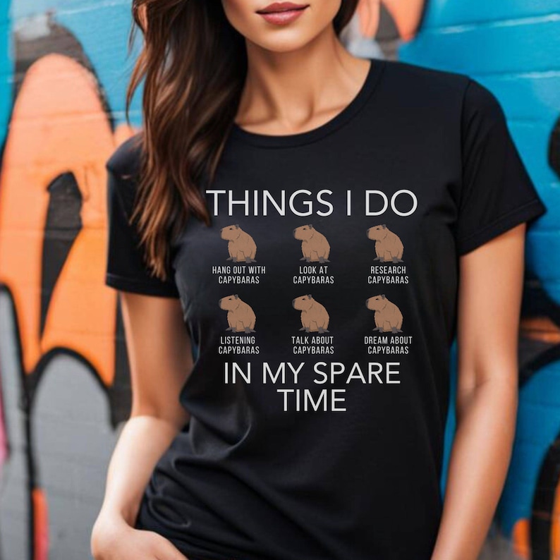 Capybara T-Shirt, Rodent Shirt,Funny Capybara Shirts,Capybara Clothing,Retro Capybara, Cute Capybara Shirt,Capybara Gift,Capybara Lover Gift