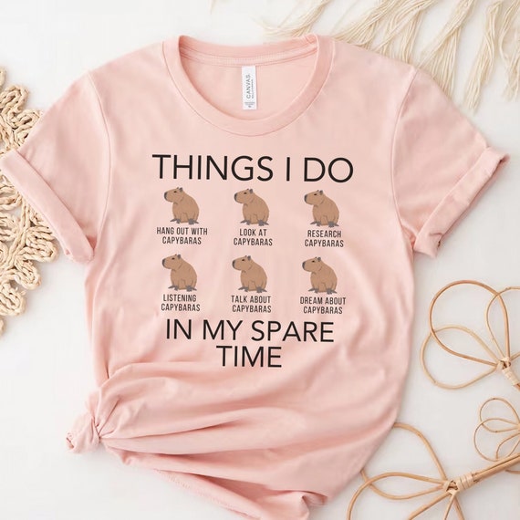 Capybara T-Shirt, Rodent Shirt,Funny Capybara Shirts,Capybara Clothing,Retro Capybara, Cute Capybara Shirt,Capybara Gift,Capybara Lover Gift