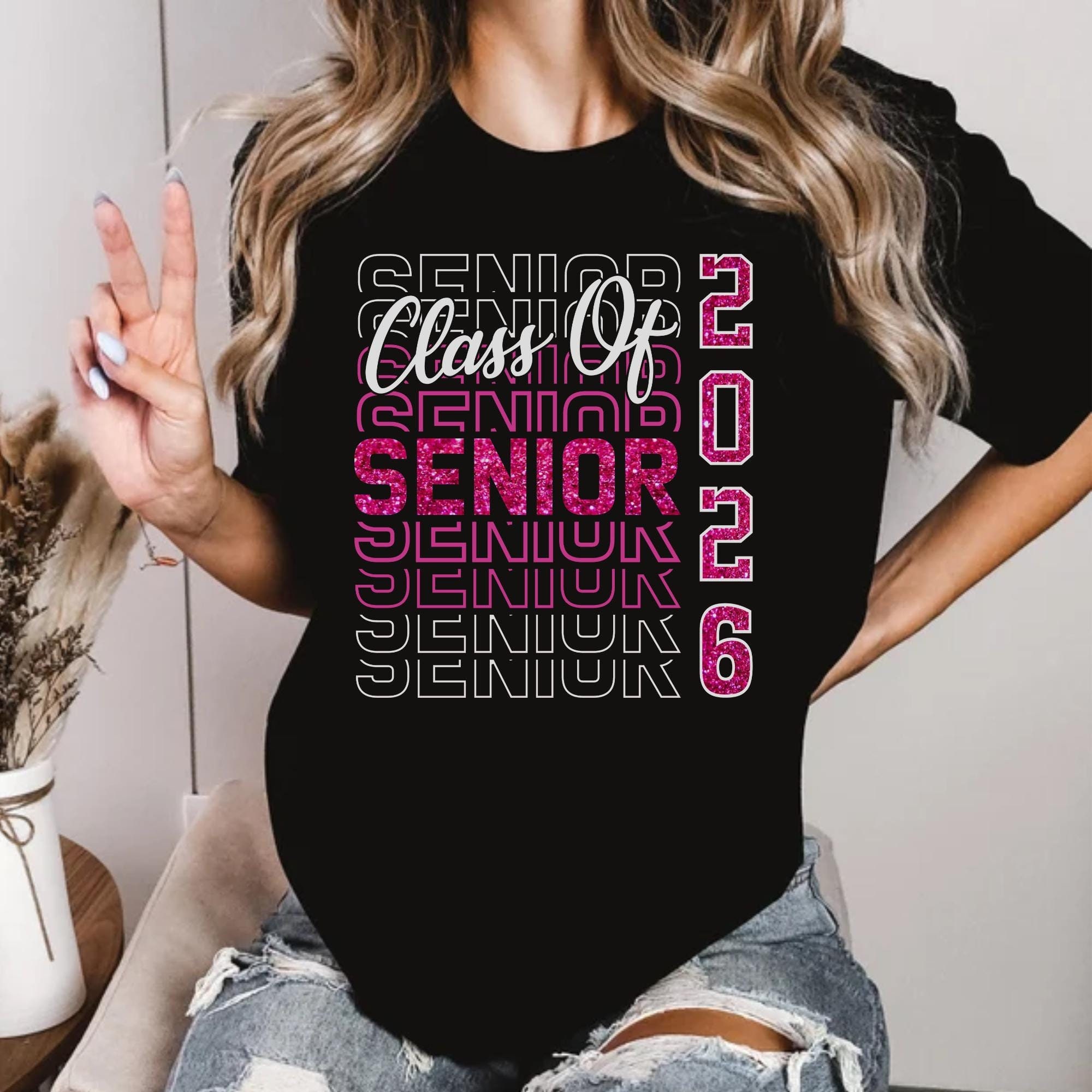 Class of 2026 Senior,Senior 2025 Shirt,Cute Senior 2026 Sweatshirt,2025 Seniors Retro Shirt,Graduation Gift,College High School Graduation