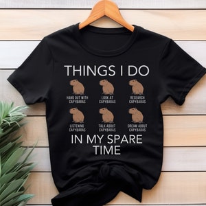 Capybara T-Shirt, Rodent Shirt,Funny Capybara Shirts,Capybara Clothing,Retro Capybara, Cute Capybara Shirt,Capybara Gift,Capybara Lover Gift