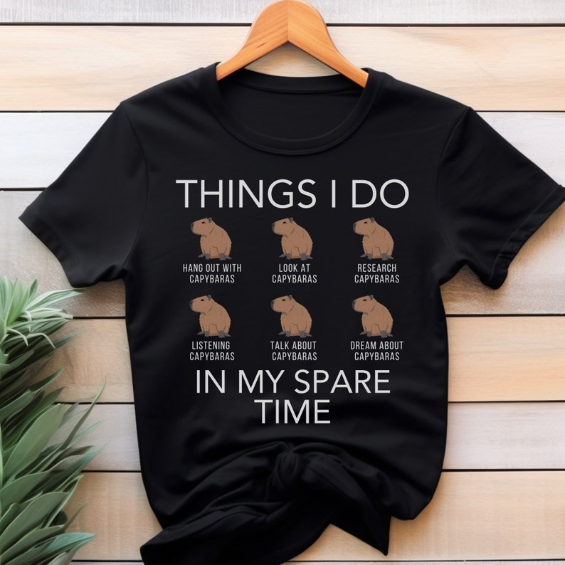 Capybara T-Shirt, Rodent Shirt,Funny Capybara Shirts,Capybara Clothing,Retro Capybara, Cute Capybara Shirt,Capybara Gift,Capybara Lover Gift