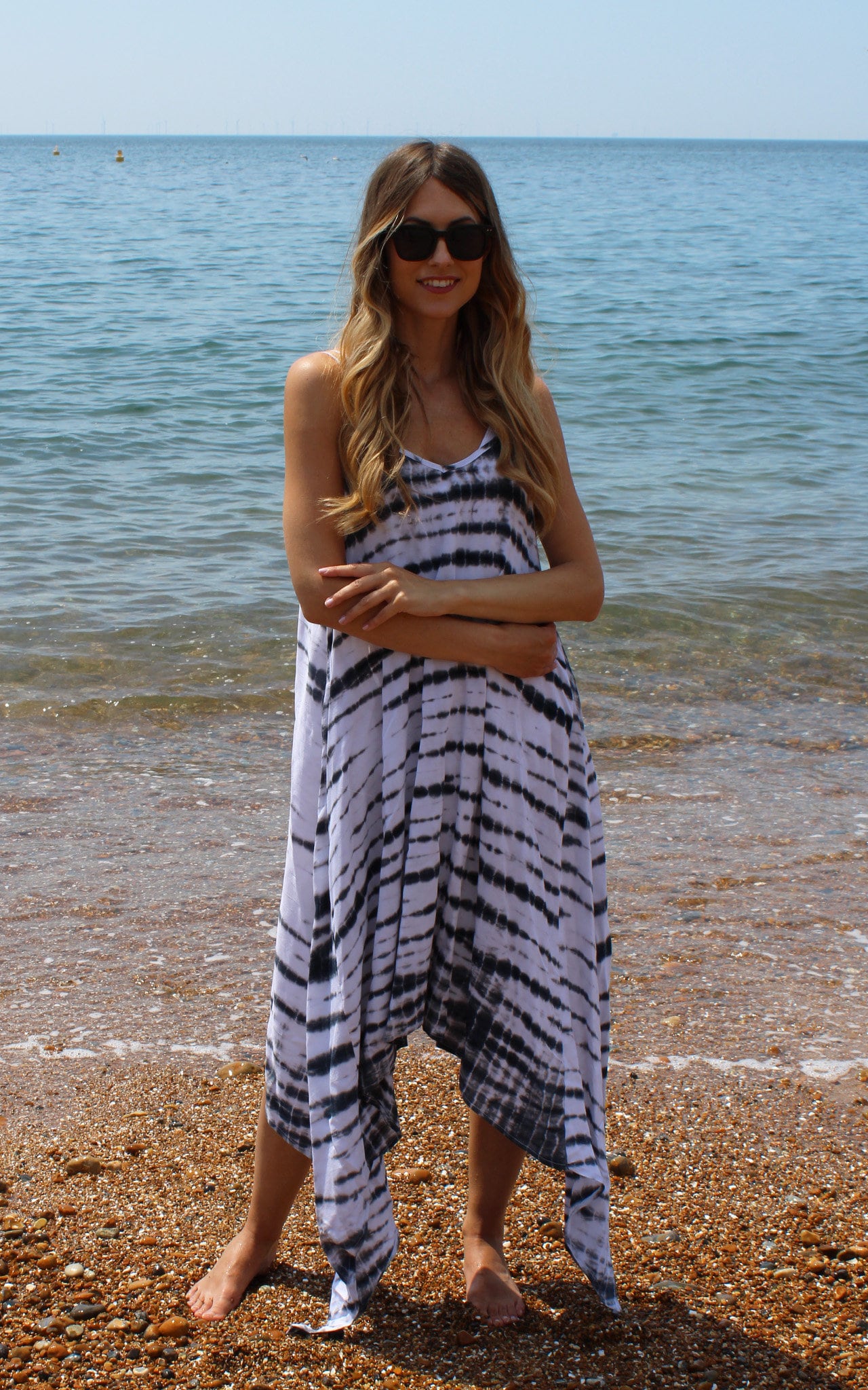 blue dress for baby girl Tie Dye Batik Beach Dress – The Hippy Clothing Co