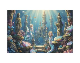 Lienzo del Castillo de la Sirena Submarino