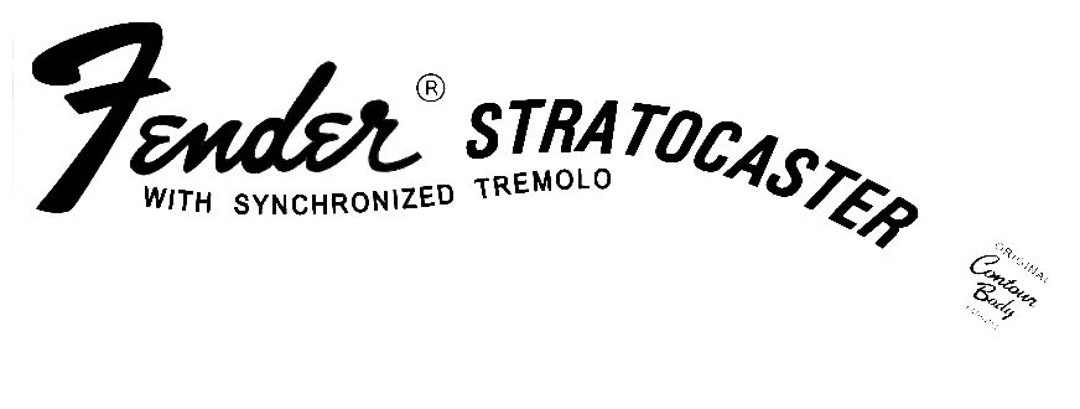 Vintage Fender Stratocaster Headstock Decals - Etsy