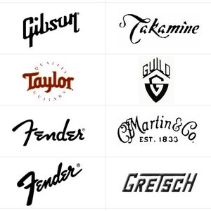 Custom Guitar Headstock Decals - Etsy