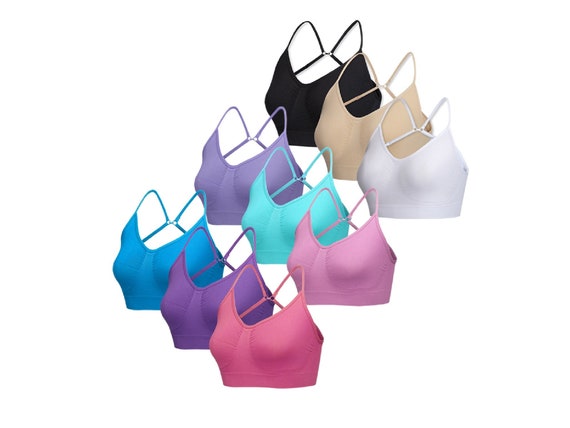 3 Pack Seamless Multiway Bras for Women Non Wired Comfort Bra Plus