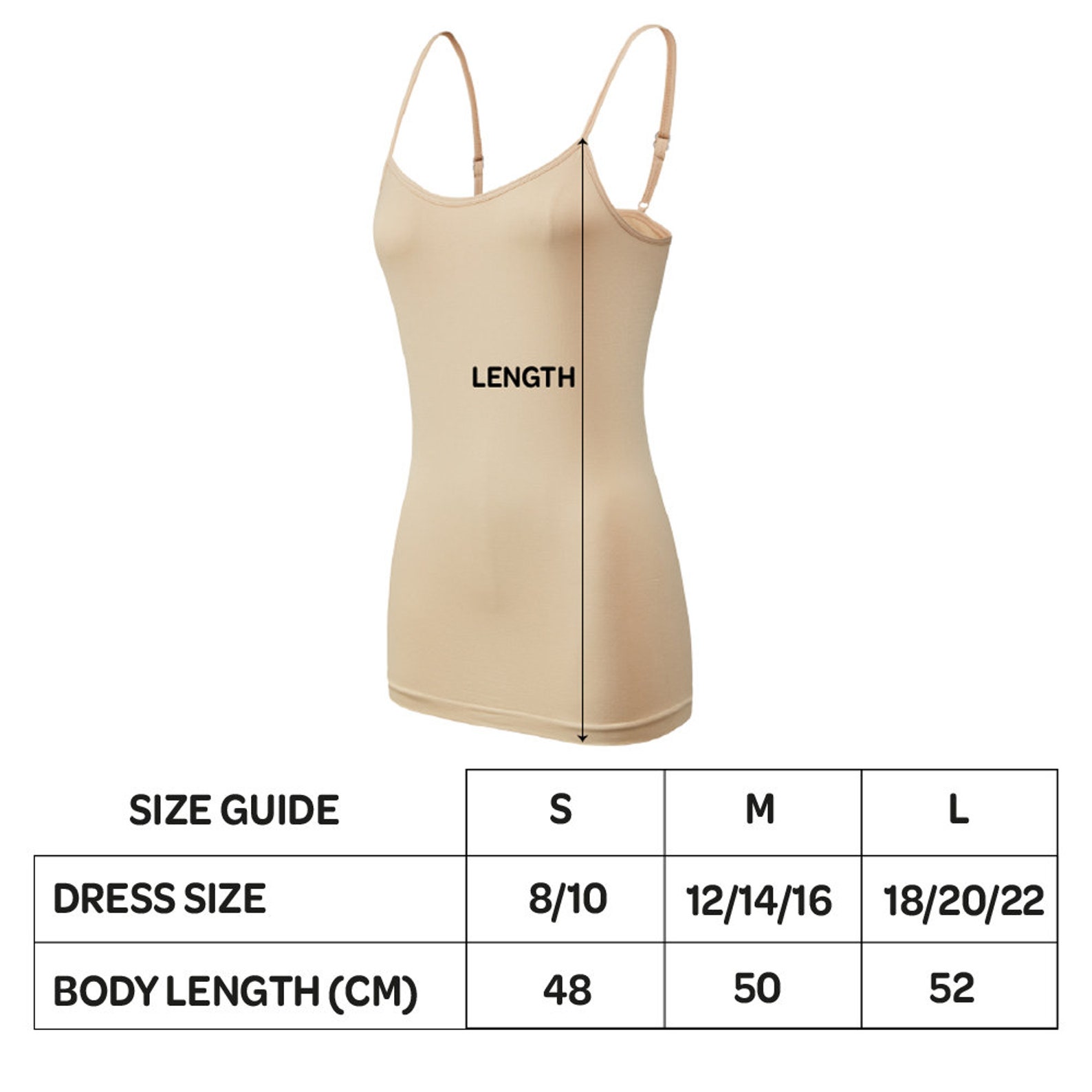 Womens Supersoft Vest Tops 3 Pack Camisoles Seamless Vests Soft Cami