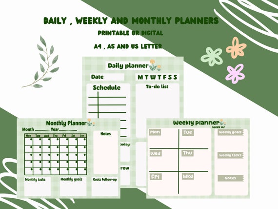 Mint Green Printable Monthly Calendar Weekly Planner Daily Planner Instant Download Digital iPad Planner Digital Planner PDF - Etsy mint-green-printable-monthly-calendar-weekly-planner-daily-planner-instant-download-digital-ipad-planner-digital-planner-pdf-etsy