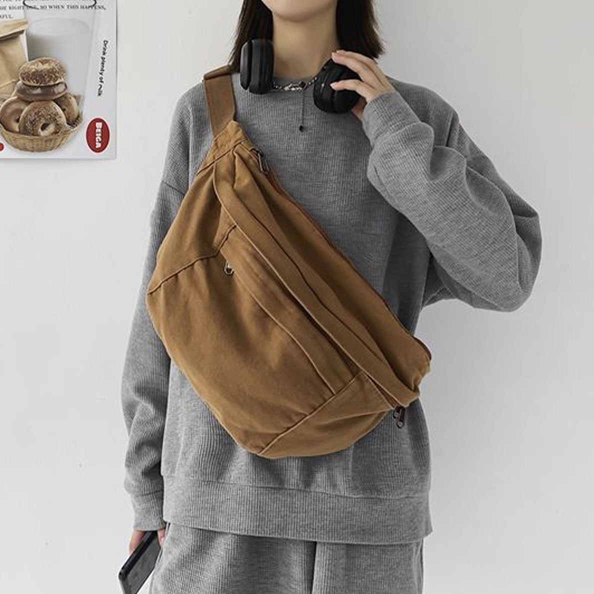 Japanese Bag Fashion Messenger Bag Student Style -