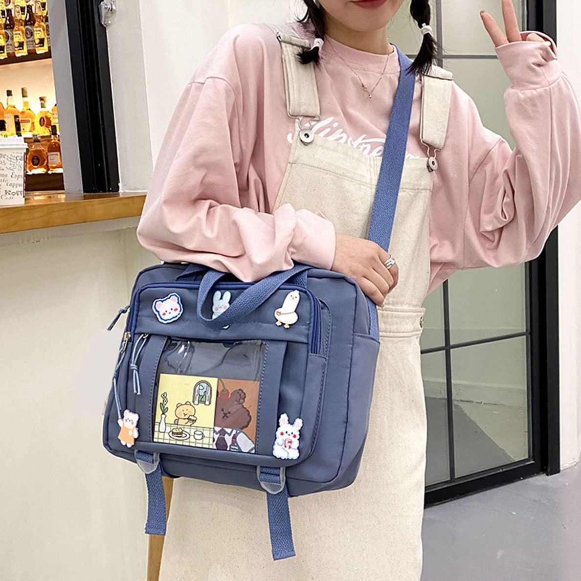 Stylish Simple Corduroy Bag Large Capacity Shoulder Bag Tote Bag For School  Work - Bags & Luggage - Temu Belgium