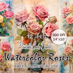 Shabby Chic Rosen, Shabby Chic Karten, ausdruckbare Rosen, Clip Art Karten, Clip Art, Clip Art, Clip Art, freie kommerzielle Nutzung