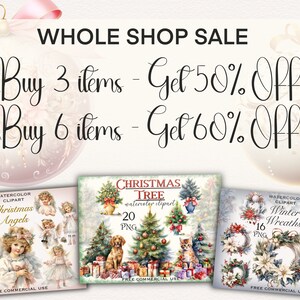 Classic Christmas Elf PNG Bundle, Watercolor Christmas Clipart, Holiday ...