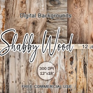 Imágenes prediseñadas de madera desgastada beige, fondo de madera rústica, papel digital con vetas de madera, imágenes prediseñadas de fondo digital, fondo de madera, papel de álbum de recortes de madera
