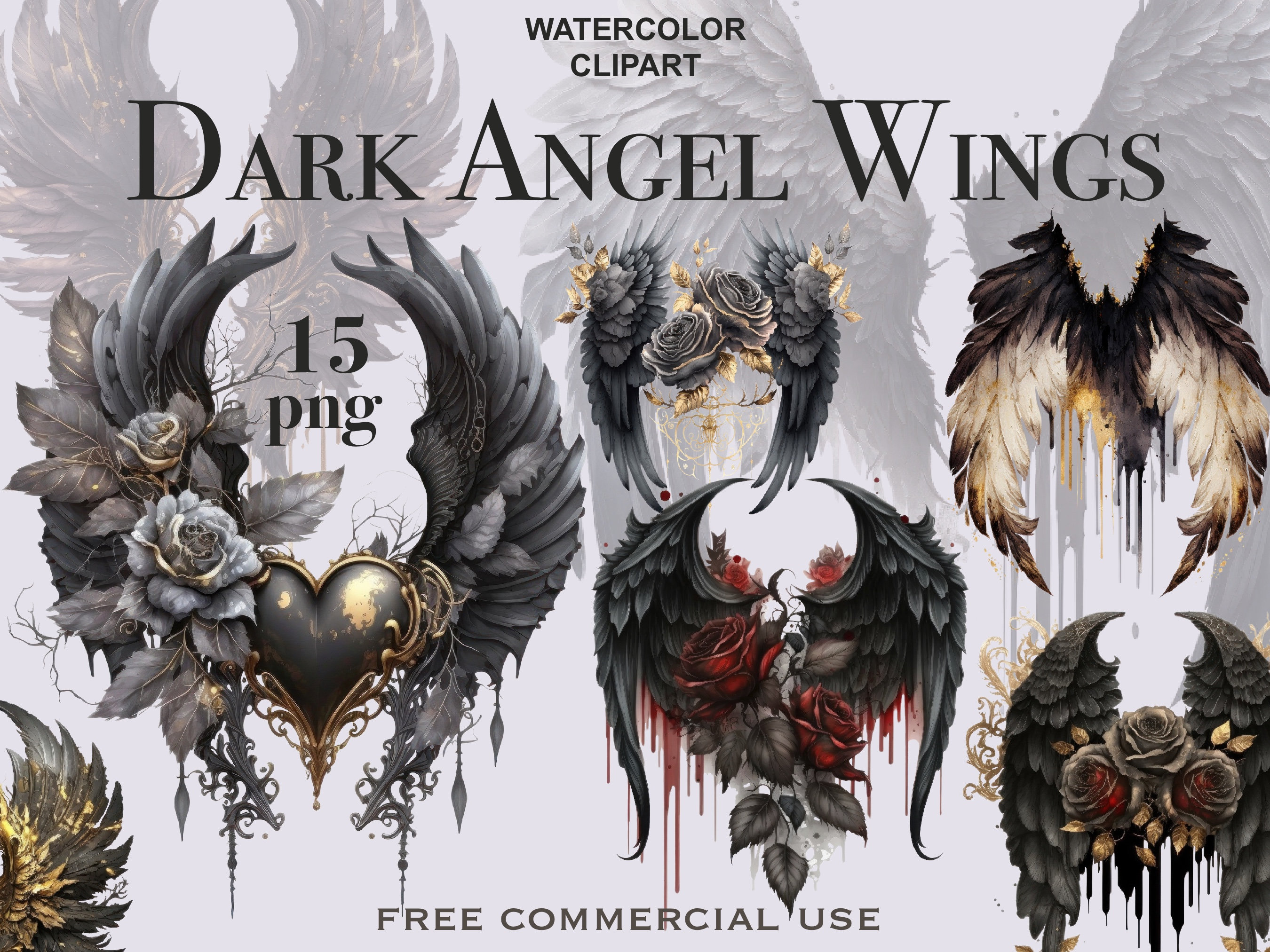 170+ Drawing Of Angel And Devil Wings Tattoo Designs Illustrations