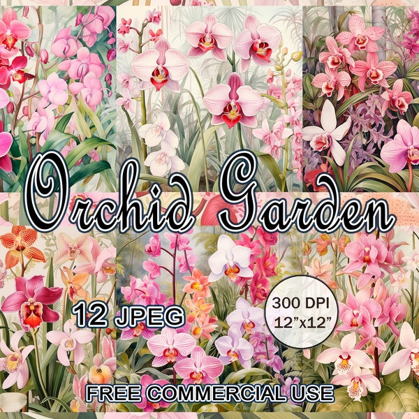 Orchid Painting - Etsy