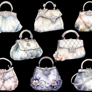 Crystal handbag png, Crystal purse png, Womens handbag png, Ladies handbags png, Fashion clipart, Fashion girl clipart, Glam clipart image 3